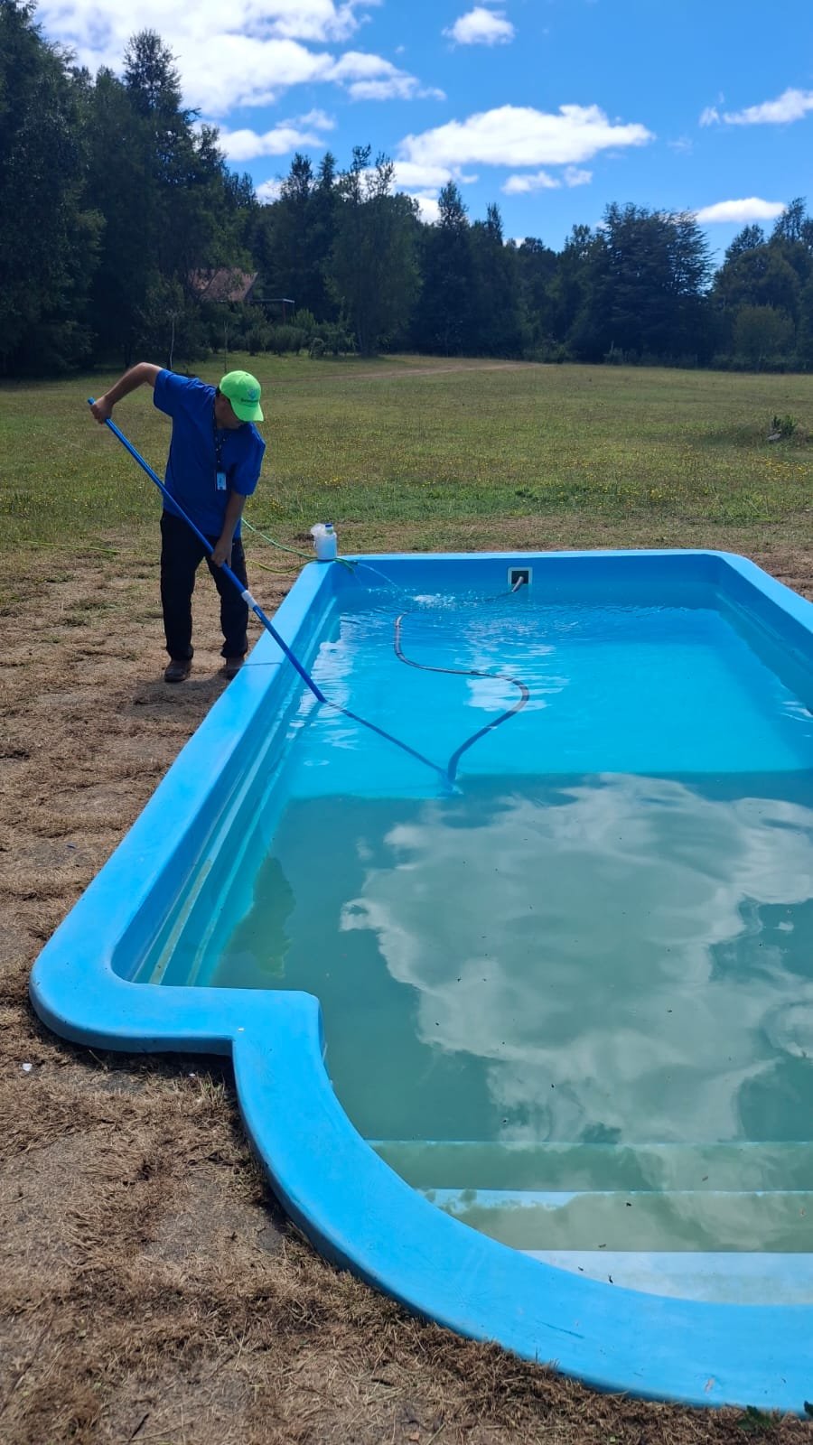 Proceso profesional recuperación piscina